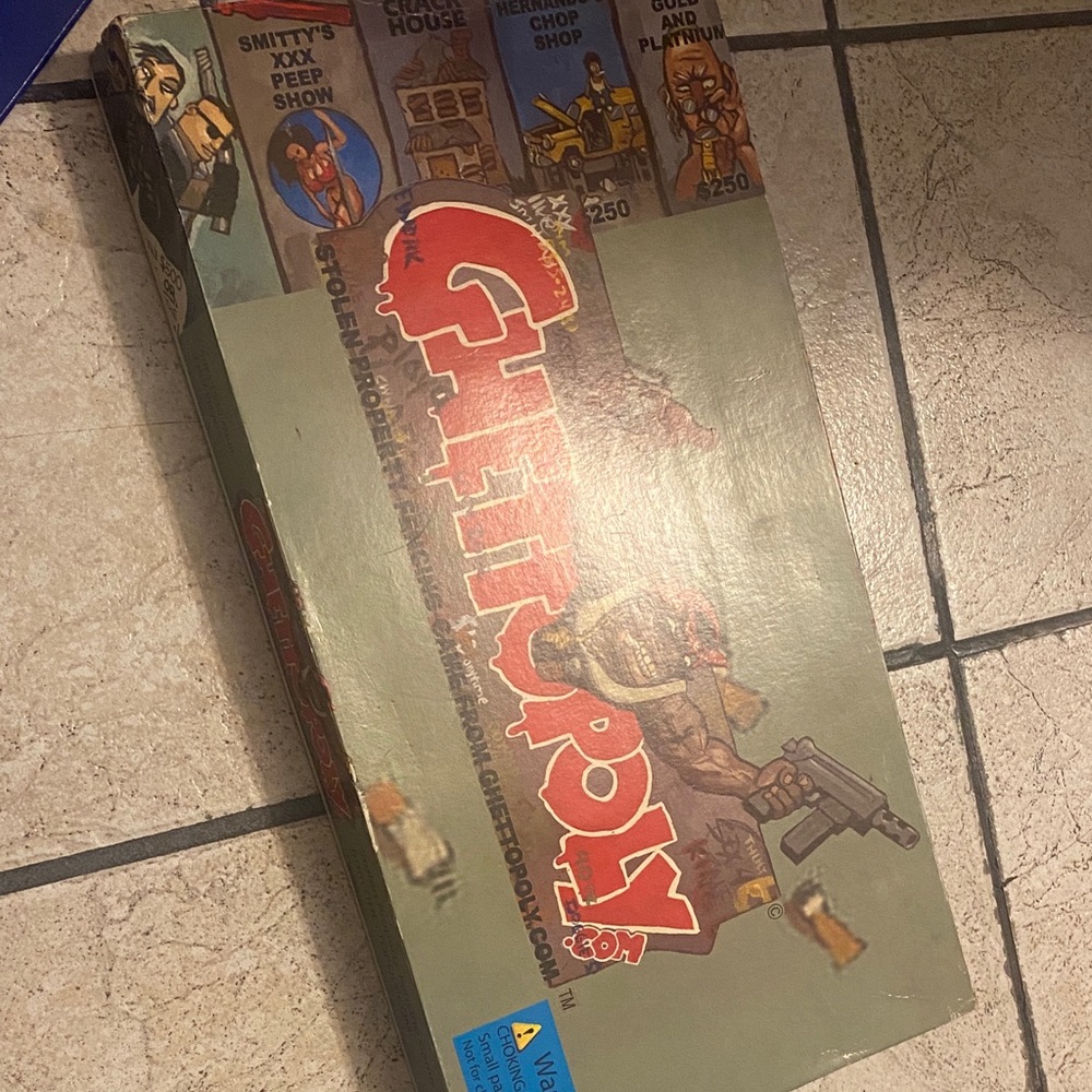 RARE Ghettopoly Board Game